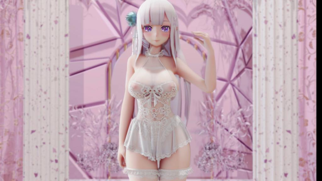 MMDRe0爱蜜莉亚Bunnystyle